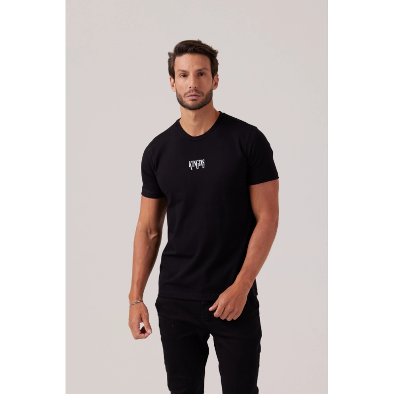 CAMISETA PREMIUM ENCORPADA PRETA | MASTER YOUR MIND, RULE YOUR WORLD