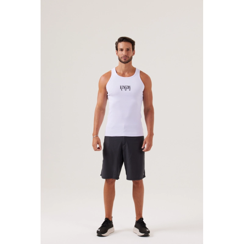 REGATA CANELADA PREMIUM BRANCA | KINGDIS