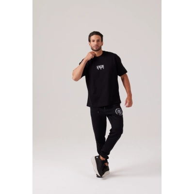 CALÇA MOLETOM PREMIUM PRETA | MASTER YOUR MIND, RULE YOUR WORLD