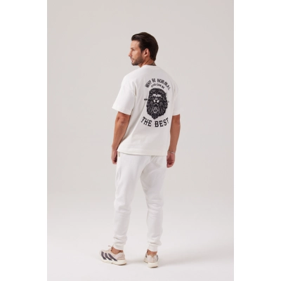 CAMISETA OVERSIZED PREMIUM OFF-WHITE | WHY BE NORMAL IF YOU CAN BE THE BEST CAMISETA OVERSIZED PREMIUM OFF-WHITE | WHY BE NORMAL IF YOU CAN BE THE BEST