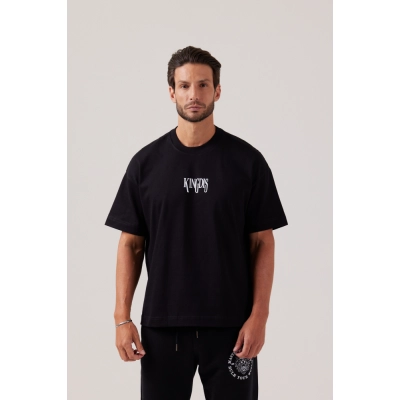 CAMISETA OVERSIZED PREMIUM PRETA | KING OF DISCIPLINE