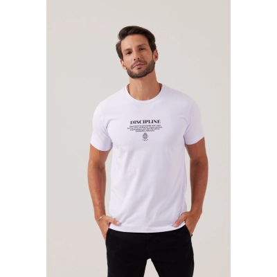 CAMISETA PREMIUM ENCORPADA BRANCA | DISCIPLINE CAMISETA PREMIUM ENCORPADA BRANCA | DISCIPLINE