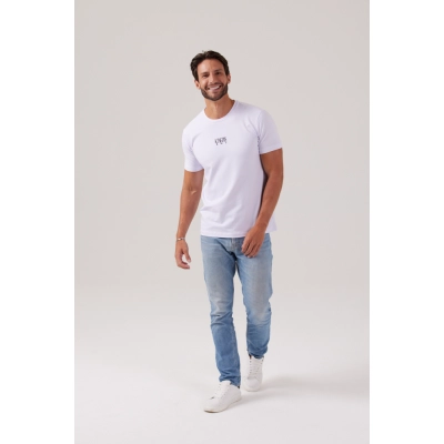 CAMISETA PREMIUM ENCORPADA BRANCA | WHY BE NORMAL IF YOU CAN BE THE BEST