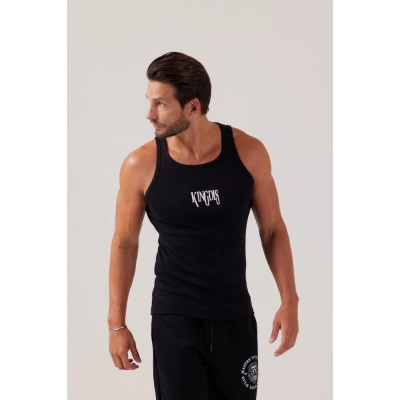 REGATA CANELADA PREMIUM PRETA | KINGDIS REGATA CANELADA PREMIUM PRETA | KINGDIS